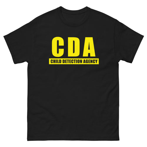 CDA Child Detection Agency (Black) Men's Classic Tee