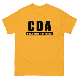 CDA Child Detection Agency (Yellow) Men's Classic Tee