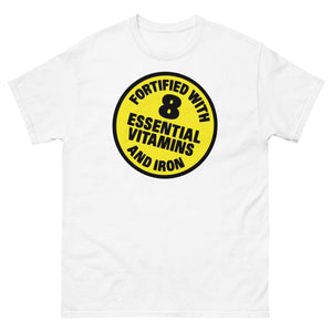 Fortified with 8 Essential Vitamins and Iron Men's Classic Tee