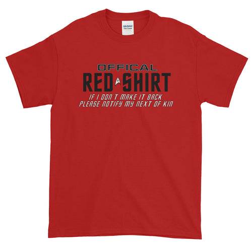 Official Red Shirt Short Sleeve T-Shirt