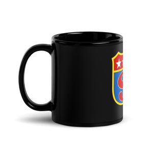 SF Shield Black Glossy Mug