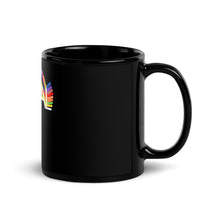 CBS Special Presentation (Rainbow Swirl) Black Glossy Mug