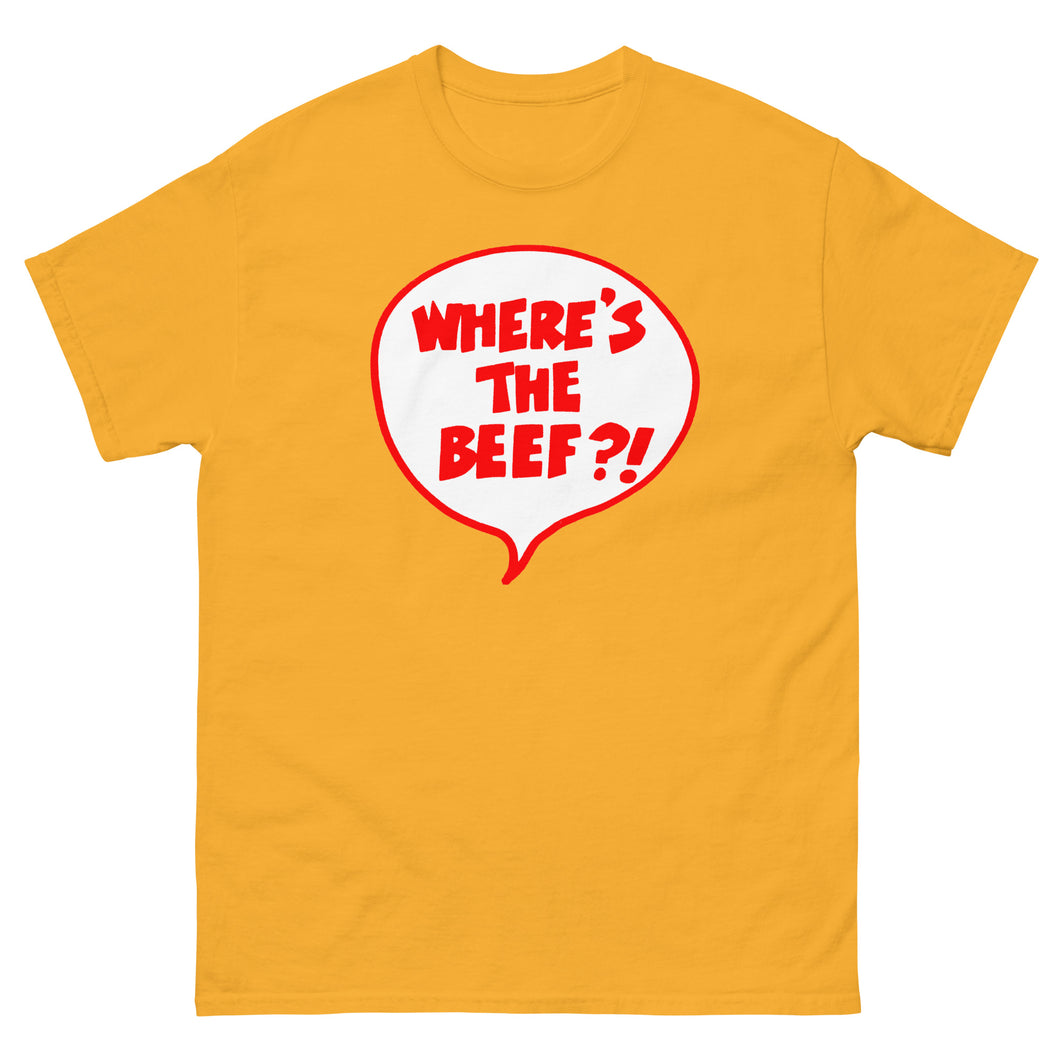 Where's the Beef? (2) Men's Classic Tee