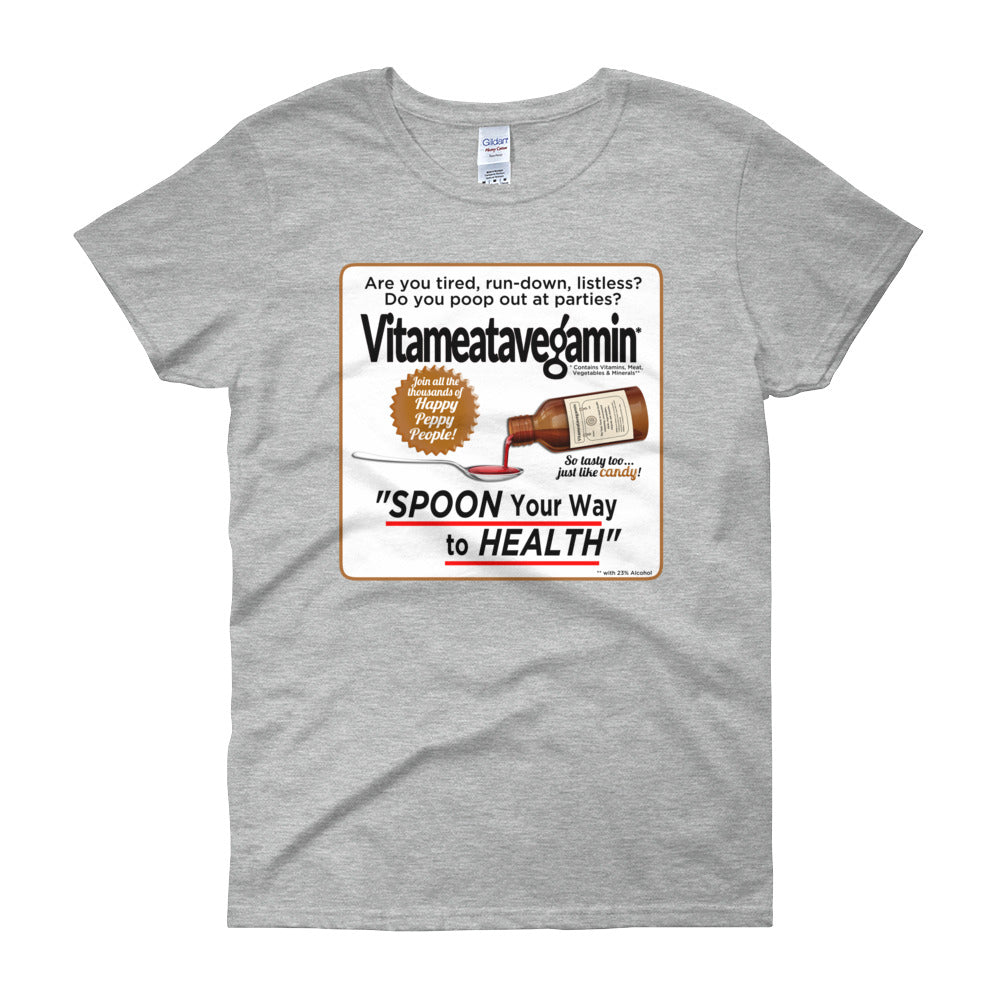 Vitameatavegamin Women's Short Sleeve T-Shirt