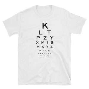 5th Dimensional Eyechart Short Sleeve Unisex T-Shirt