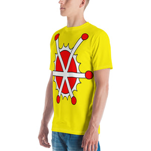 Nuclear Man Men's T-Shirt (Front & Back Print)
