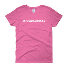 It's Wednesday (We Wear Pink) Women's Short Sleeve T-Shirt