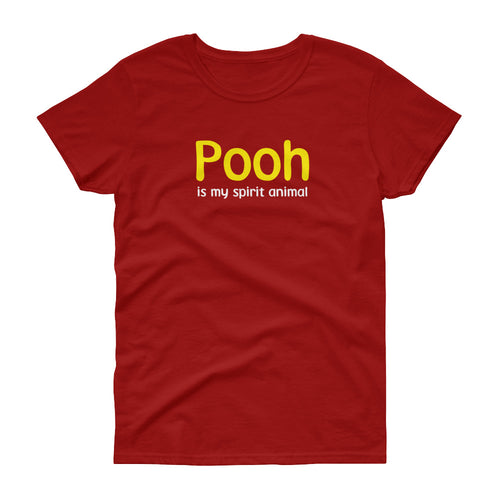 Pooh Is My Spirit Animal Women's Short Sleeve T-Shirt
