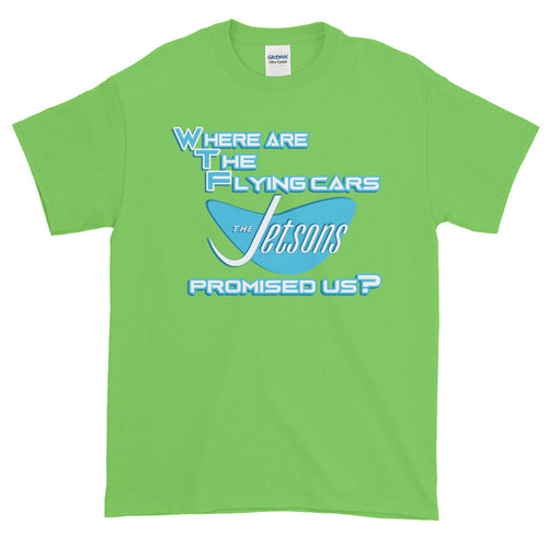 WTF Flying Cars Jetsons Short Sleeve T-Shirt