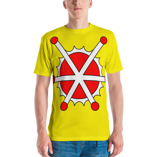 Nuclear Man Men's T-Shirt (Front & Back Print)