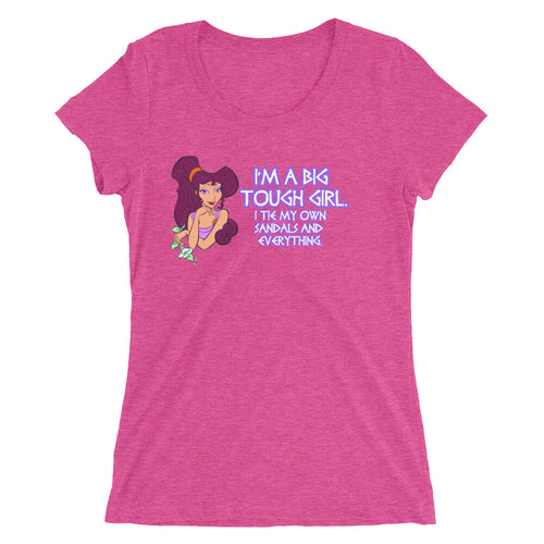 I'm A Big Tough Girl Ladies' Short Sleeve T-Shirt