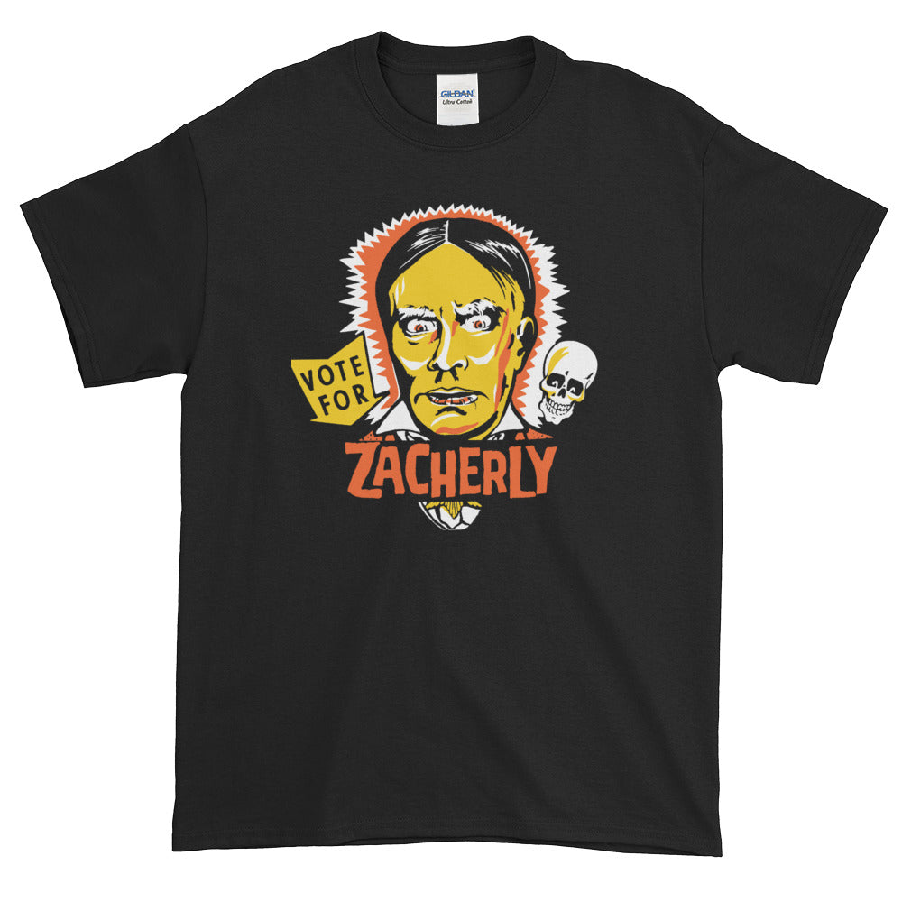 Vote For Zacherly (Orange) Short-Sleeve T-Shirt