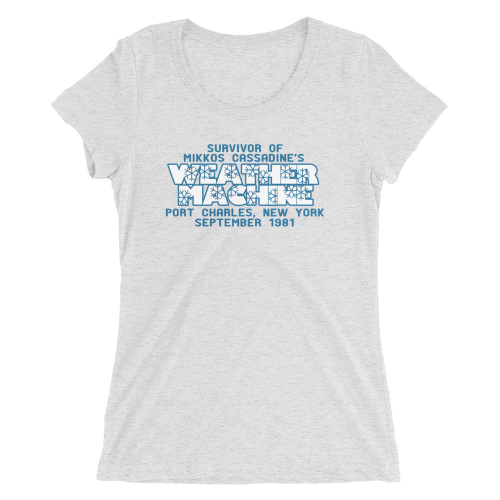General Hospital Weather Machine Ladies' Short Sleeve T-Shirt