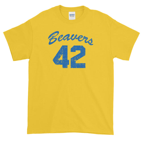 Distressed Beavers 42 Short-Sleeve T-Shirt
