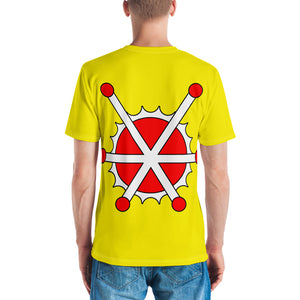 Nuclear Man Men's T-Shirt (Front & Back Print)