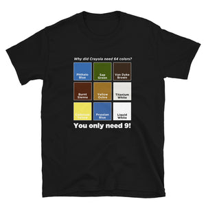 Nine Colors Short Sleeve Unisex T-Shirt