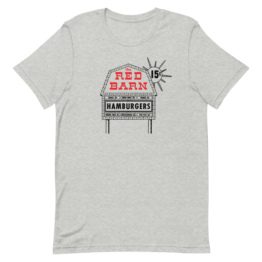 Red Barn 15¢ Hamburgers Unisex Tee